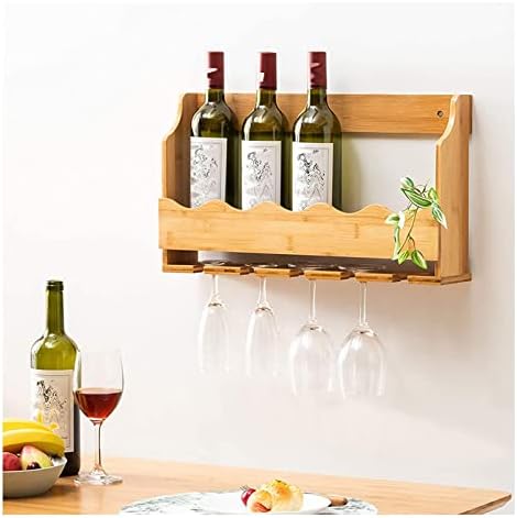 ALDEPO Wall-Mounted Wine Rack Brown