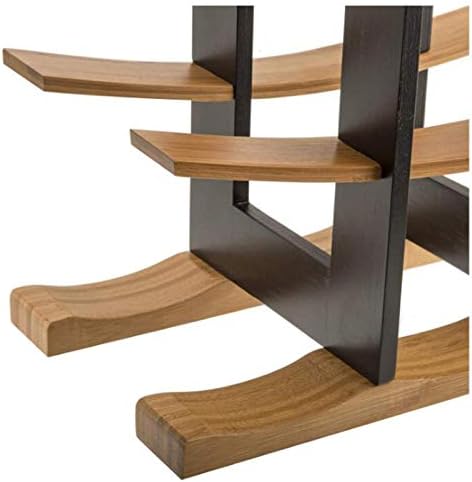 BOCbco Wooden Wall Mounted Wine Rack 12-Bottle Capacity Classic Sturdy Design