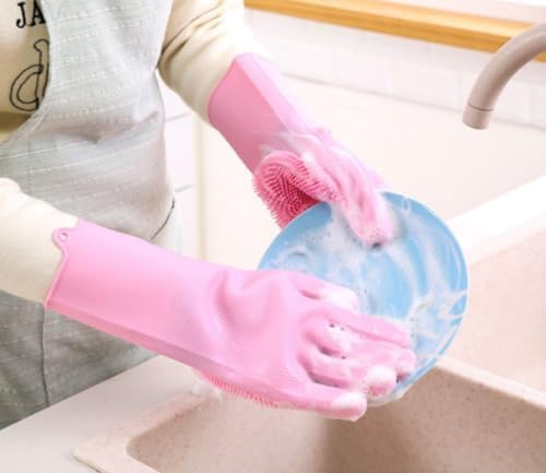 Beiqingyang Household Silicone Dishwashing Gloves