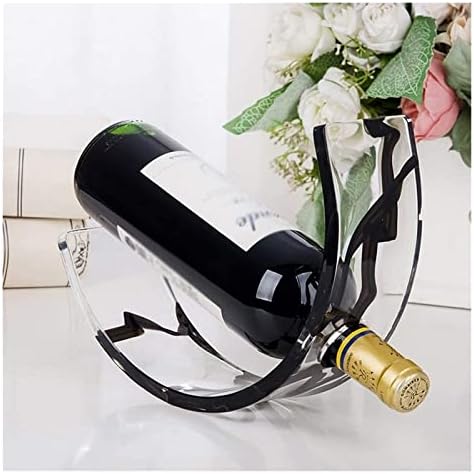 ALDEPO Tabletop Wine Rack 34x75x20cm Acrylic