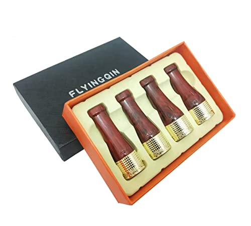 4 Sizes Cigar Nozzle Holder Set with Pure Copper and Resin