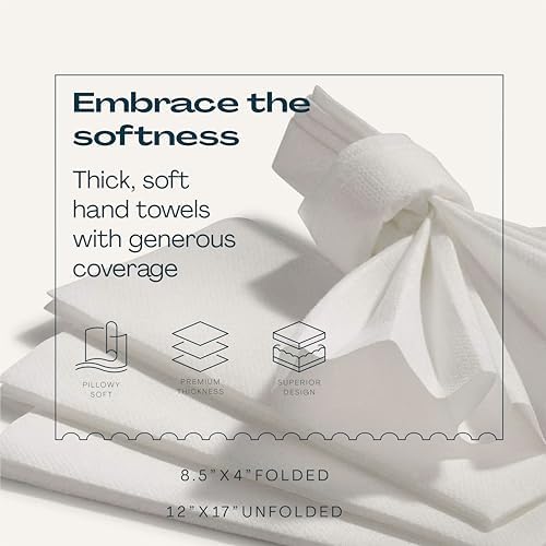 LINTEXT 100-Pack 12x17 Disposable Guest Towels