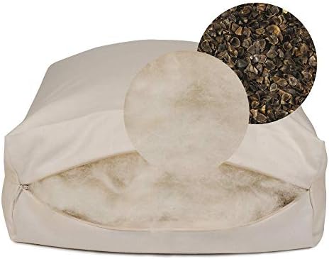 Sachi Organics Rejuvenation Pillow with Organic Buckwheat and Wool
