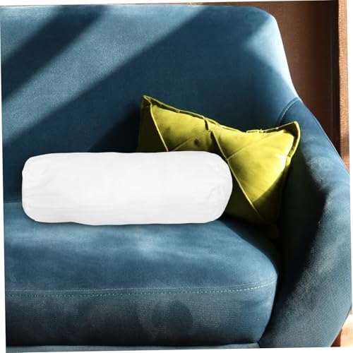 POPETPOP Cylindrical Neck Pillow Case White