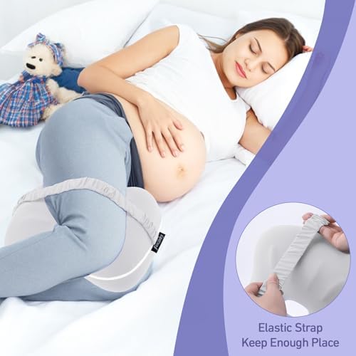 Forcanby Knee Pillow - Memory Foam Leg Pillow for Side Sleepers