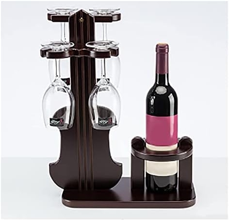 ALDEPO Wine Glass Rack Wood Tabletop