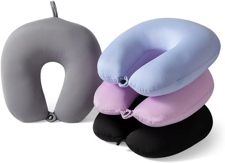 JIGUJISU Soft U-Shaped Neck Pillow Portable Travel Headrest