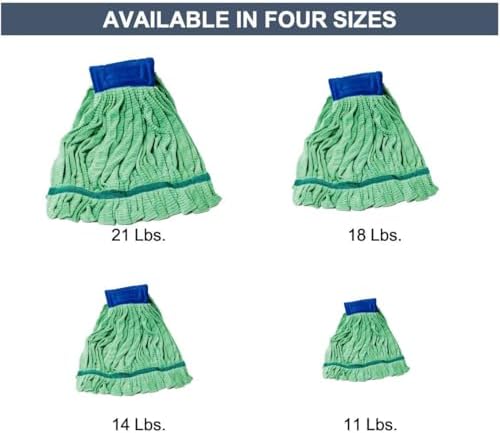 Arkwright Microfiber Tube Mop Head - Heavy Duty Lint Free 21 oz