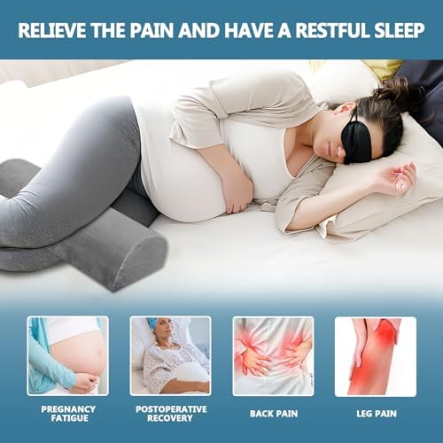 BSAFP Half Moon Leg Pillow for Back and Side Sleep