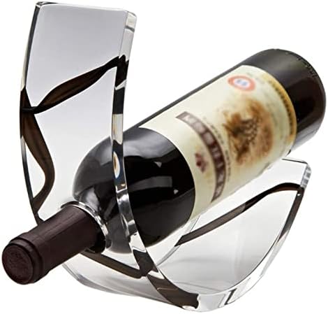 ALDEPO Tabletop Wine Rack 34x75x20cm Acrylic