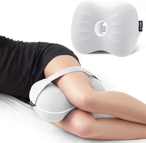Forcanby Knee Pillow - Memory Foam Leg Pillow for Side Sleepers