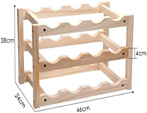 ALDEPO Wall-Mounted Wine Rack 12 Bottle Storage Stand 1