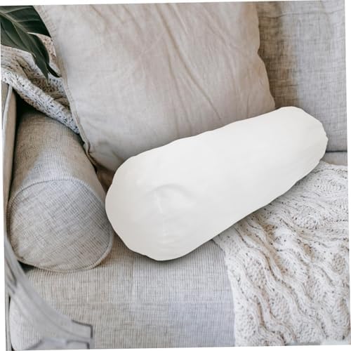 POPETPOP Cylindrical Neck Pillow Case White