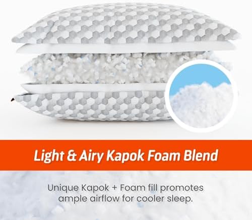 Taozhiyuan Adjustable Kapok Pillow King Pack of 1