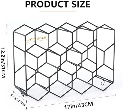 Urban Deco Tabletop Wine Rack for 14 Bottles