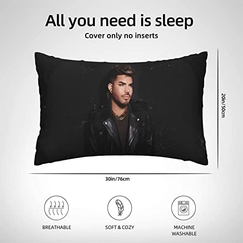 Adam Singer Lambert 20x30 Throw Pillow Covers with Hidden Zipper