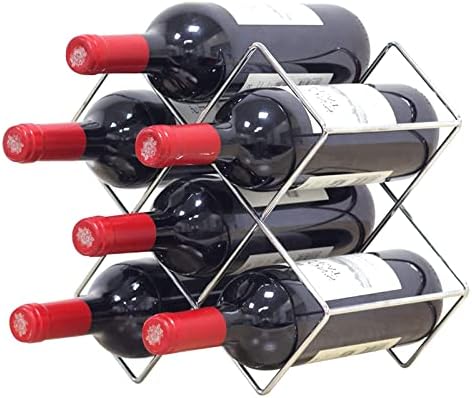 ALDEPO Tabletop Wine Rack for 5 or 8 Bottles
