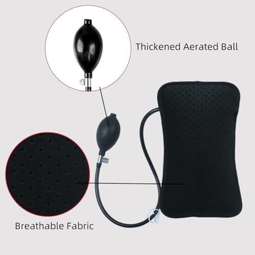 Beisto Inflatable Lumbar Support Pillow for Car Seat and Office Use