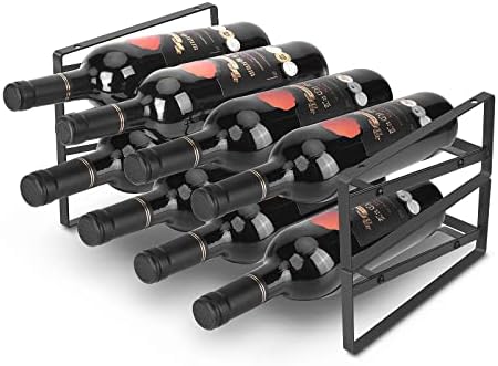 PAFISH 2 Tier Wine Rack for Kitchen Bar Pantry 1