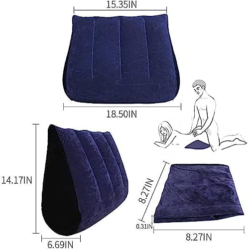 Wedge Pillow with Inflation Pump - Support for Side Sleepers