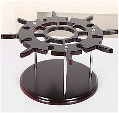 ALDEPO Rudder Shape Wine Glass Rack Wooden Storage Shelf