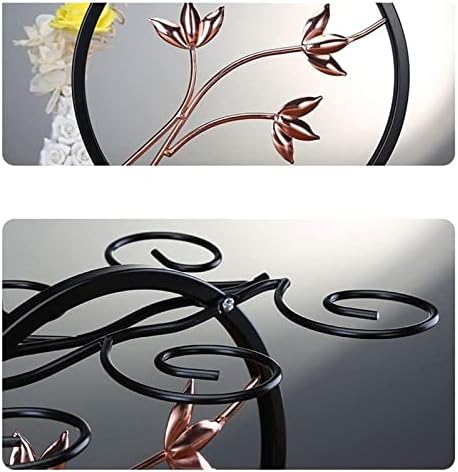 ALDEPO Tabletop Wine Rack with Wooden Base