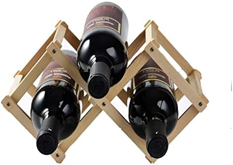 ALDEPO Foldable Wine Rack Storage Display Table