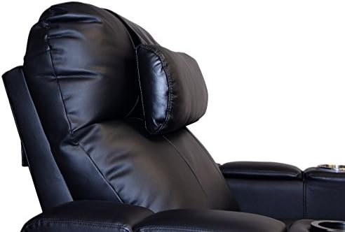 Octane Black Leather Recliner Neck Pillow 1 Count