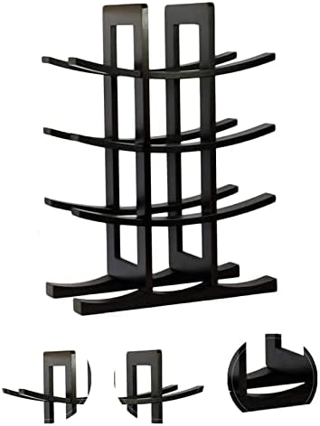 ALDEPO Dolphin Waves Wall-Mounted Wine Rack 12 Bottles