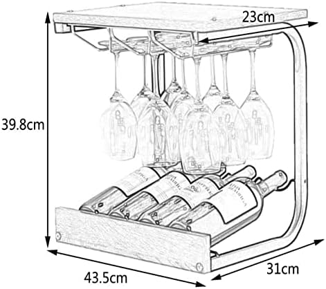 ALDEPO Wall Mounted Wine Rack Display
