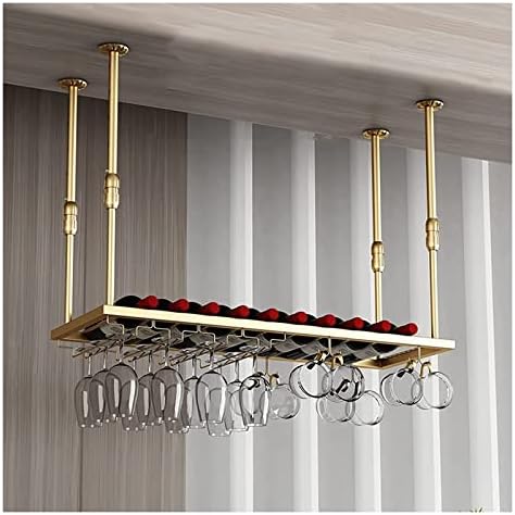 ALDEPO Wine Rack Hanging Glass Holder 80x30cm