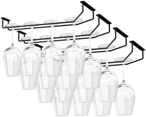 FOMANSH 14-Inch Wine Glass Holder Set of 4 1