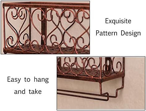 ALDEPO Wall-Mounted Wine Rack with Classic Design