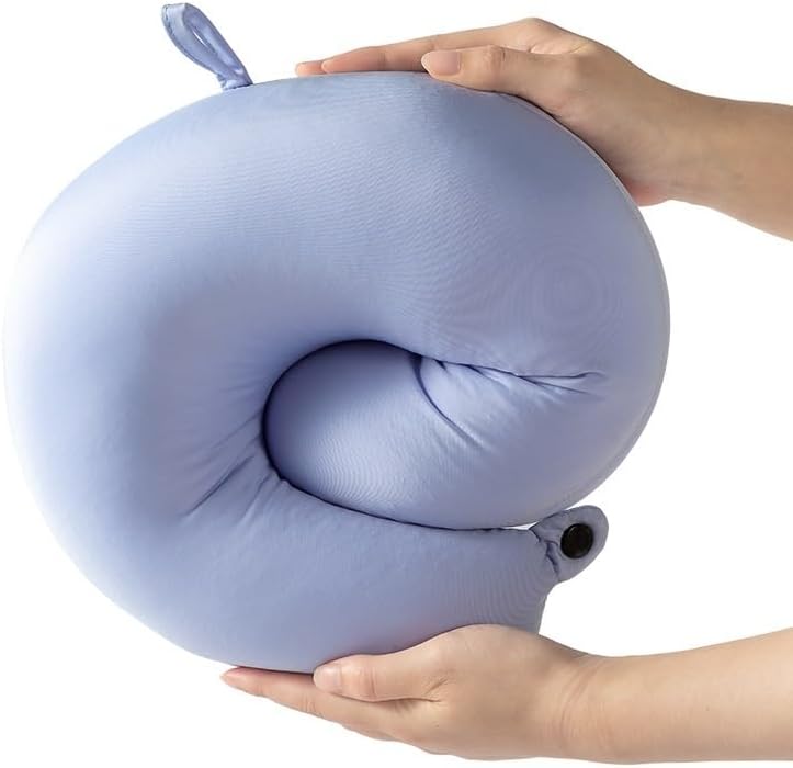 JIGUJISU Soft U-Shaped Neck Pillow Portable Travel Headrest