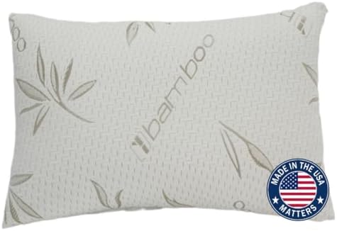 Sleep Touch Green Leaf Shredded Memory Foam Pillow Cool Supportive