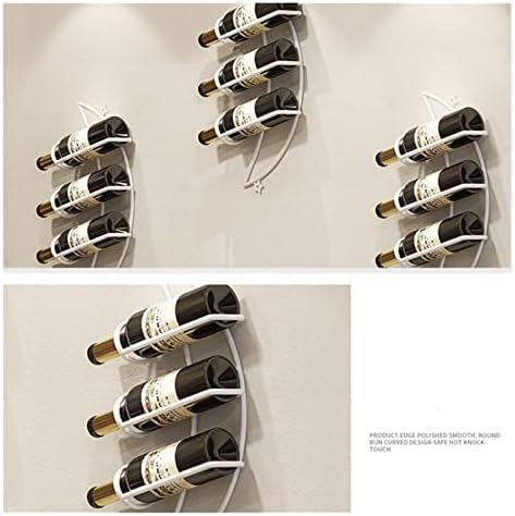 ALDEPO Wall Mounted Wine Rack Light Green