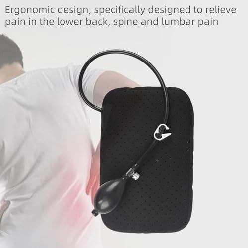 Beisto Inflatable Lumbar Support Pillow for Car Seat and Office Use