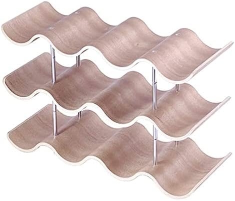 ALDEPO 3 Layer Wine Rack for Kitchen Countertop and Pantry Storage