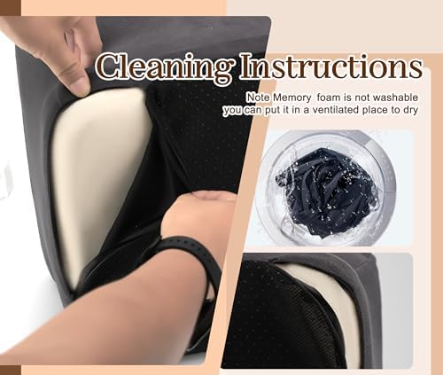 ZYODUOB Leg Pillow with Memory Foam and Washable Cover