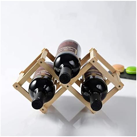 ALDEPO Foldable Wine Rack Storage Display Table