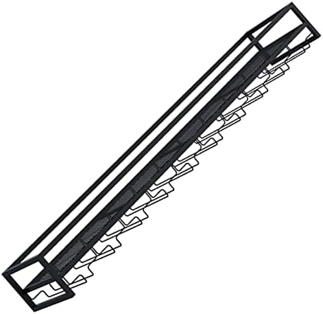 ALDEPO Wall-Mounted Wine Rack with Iron Frame and 50cm Design 1