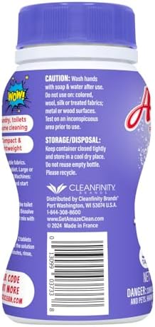 AMAZE Ultra Concentrated Bleach Tablets 6 Bottles Lavender Scent 1