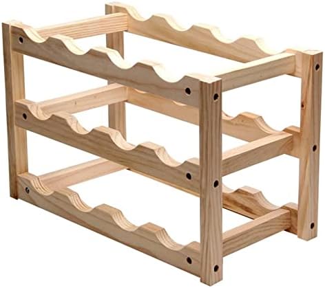 ALDEPO Wall-Mounted Wine Rack 12 Bottle Storage Stand 1
