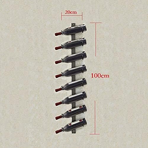 GAXQFEI Wall-Mounted Wine Rack Wrought Iron