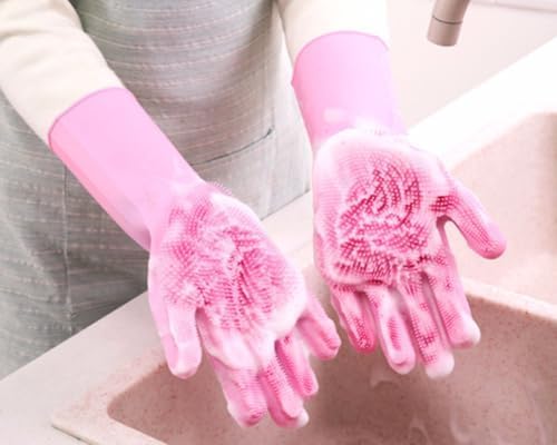 Beiqingyang Household Silicone Dishwashing Gloves
