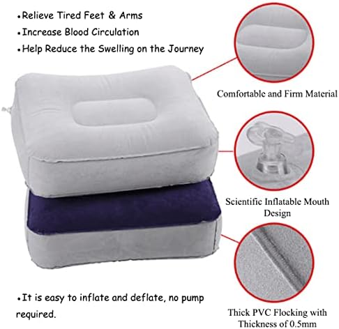 Coldchill Inflatable Leg Rest Pillow with Air Pump