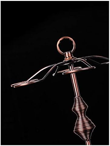 BOCbco 6-Hook Bronze Wrought Iron Wine Rack