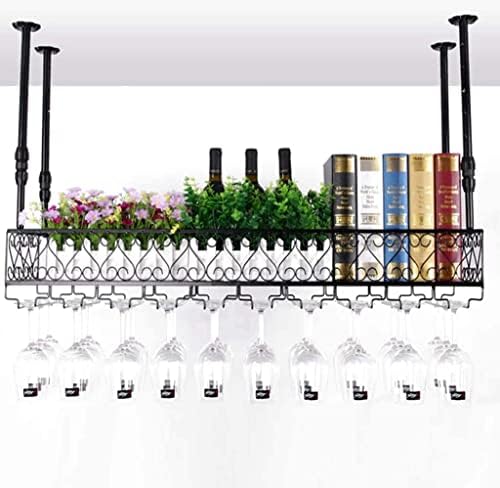 Adjustable Wall-Mounted Wine Rack with Double Layer