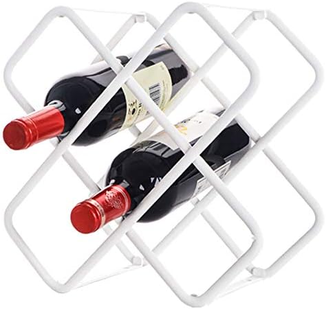 Modern Stylish Wall-Mounted Wine Racks Metal Alloy Durable
