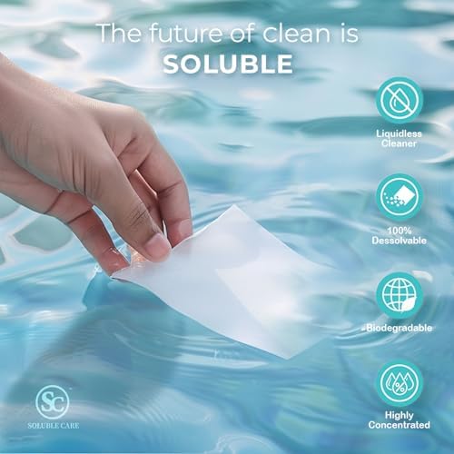 Soluble Care All Purpose Lemon Scent Cleaning Sheets 10-Pack 1